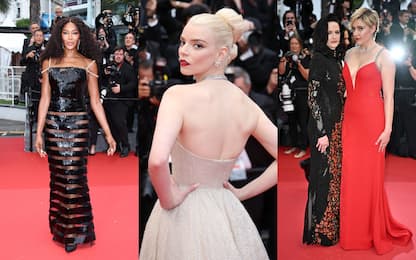 Festival di Cannes 2024, Naomi e Anya Taylor-Joy sul red carpet. FOTO