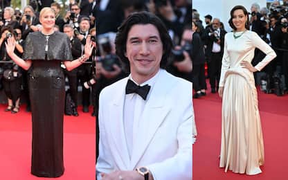 Cannes 2024, le pagelle ai look sul red carpet con Adam Driver. FOTO