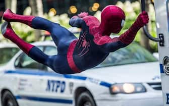 Andrew Garfield stars as Spider-Man in Columbia Pictures' "The Amazing Spider-Man 2," also starring Emma Stone.