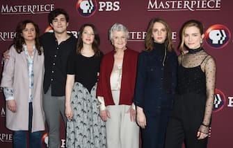 , Pasadena, CA - 01/16/18 - Little Women Photo Call
-PICTURED: Emily Watson, Jonah Hauer-King, Annes Elwy, Angela Lansbury, Maya Hawke and Willa Fitzgerald
-PHOTO by: Vince Flores/startraksphoto.com
-VIF123191

Editorial - Rights Managed Image - Please contact www.startraksphoto.com for licensing fee
Startraks Photo
New York, NY
Image may not be published in any way that is or might be deemed defamatory, libelous, pornographic, or obscene. Please consult our sales department for any clarification or question you may have.
Startraks Photo reserves the right to pursue unauthorized users of this image. If you violate our intellectual property you may be liable for actual damages, loss of income, and profits you derive from the use of this image, and where appropriate, the cost of collection and/or statutory damages. (Vince Flores / IPA/Fotogramma, Pasadena - 2018-01-16) p.s. la foto e' utilizzabile nel rispetto del contesto in cui e' stata scattata, e senza intento diffamatorio del decoro delle persone rappresentate