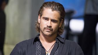 COLIN FARRELL as Sonny Crockett in MIAMI VICE, the feature film crime drama that liberates what is adult, dangerous and alluring about working deeply undercover.