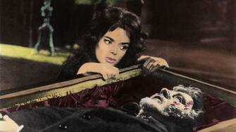 Die Stunde, wenn Dracula kommt, (LA MASCHERA DEL DEMONIO) IT 1960  s/w, Regie: Mario Bava, BARBARA STEELE,  Key: Sarg, Toter, ccc