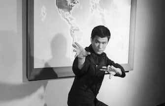 Chinese American actor Bruce Lee (1940 - 1973), in the television series 'The Green Hornet', mid 1960s. (Photo by Archive Photos/Getty Images)