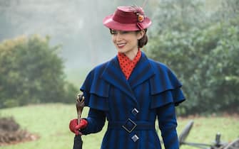 Emily Blunt is Mary Poppins in Disney's MARY POPPINS RETURNS, a sequel to the 1964 MARY POPPINS, which takes audiences on an entirely new adventures with the practically perfect nanny and the Banks family.