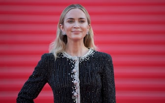 Cannes, France - October 17, 2022: MIPCOM with "The English" Red Carpet and Emily Blunt (Actress). Mandoga Media Germany, RX France, Television, TV (Photo by MANDOGA MEDIA/picture alliance via Getty Images)