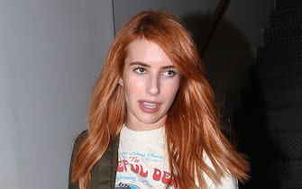 Emma Roberts con i capelli rossi brillanti
Emma Roberts dropped by salon Zero Nine One in West Hollywood, getting a new bright color, on Thursday, February 2, 2017  X17online.com
X17_emma_roberts_020217
Emma Roberts goes bright red at Zero Nine One
LaPresse  -- Only Italy
 