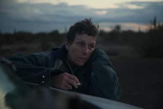 Frances McDormand in the film NOMADLAND. Photo by Joshua James Richards. Â© 2020 20th Century Studios All Rights Reserved