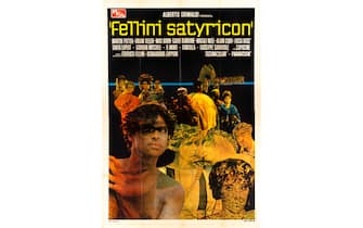 La locandina di Fellini Satyricon