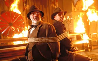 SEAN CONNERY & HARRISON FORDin Indiana Jones And The Last CrusadeFilmstill - Editorial Use OnlyRef: FBwww.capitalpictures.comsales@capitalpictures.comSupplied by Capital Pictures