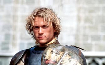 NO CREDIT. 25633-1. USA. May 2001. Columbia Pictures presents "A Knight's Tale", 
directed by Brian Helgeland. Pictured : Heath Ledger (William Thatcher)