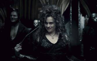 DAVE LEGENO as Fenrir Greyback and HELENA BONHAM CARTER as Bellatrix Lestrange in Warner Bros. Pictures’ fantasy adventure “Harry Potter and the Half-Blood Prince."