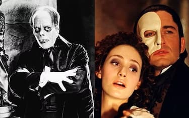 Stills-from-various-adaptations-of-The-Phantom-of-the-Opera