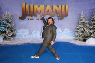 TOPSHOT - US actor Jack Black arrives for the World Premiere of "Jumanji: The Next Level" at the TCL Chinese theatre in Hollywood on December 9, 2019. (Photo by Jean-Baptiste LACROIX / AFP) (Photo by JEAN-BAPTISTE LACROIX/AFP via Getty Images)