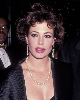 Model Kelly LeBrock attending 'Gala Honoring America's Heroes of '91' on October 28, 1991 at the Waldorf Astoria Hotel in New York City, New York. (Photo by Ron Galella, Ltd./Ron Galella Collection via Getty Images)