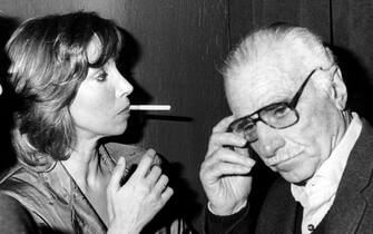 MARIO MONICELLI MARIO MONICELLI CON MARIANGELA MELATO (ROMA - 1980-10-12, Marcellino Radogna / Giacominofoto) p.s. la foto e' utilizzabile nel rispetto del contesto in cui e' stata scattata, e senza intento diffamatorio del decoro delle persone rappresentate