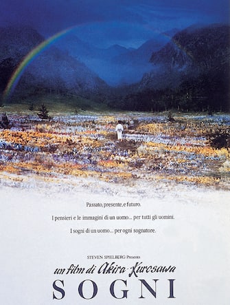 La locandina del film "Sogni", diretto da Akira Kurosawa nel 1990