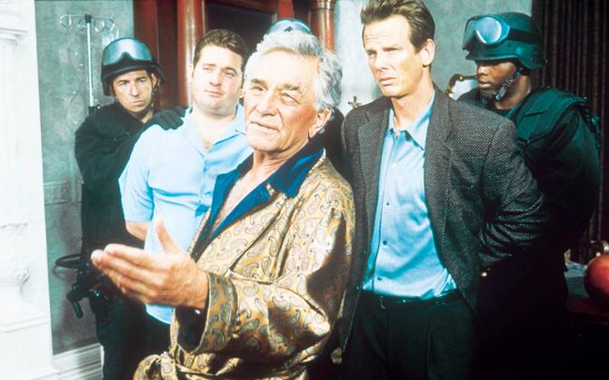 Foto Firmata Peter Falk 8x10 Pollici - Ristampa Tenente Colombo - Oggetto Da Collezione