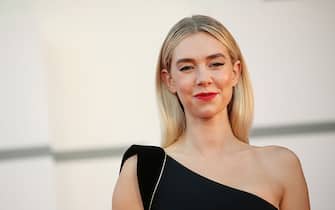 1272124508 VENICE, ITALY - SEPTEMBER 12: Vanessa Kirby walks the red carpet ahead of closing ceremony at the 77th Venice Film Festival on September 12, 2020 in Venice, Italy. (Photo by Elisabetta Villa/Getty Images)