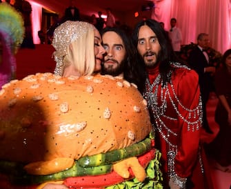 NEW YORK, NEW YORK - MAY 06:  (EXCLUSIVE COVERAGE)  Katy Perry and Jared Leto attend The 2019 Met Gala Celebrating Camp: Notes on Fashion at Metropolitan Museum of Art on May 06, 2019 in New York City. (Photo by Matt Winkelmeyer/MG19/Getty Images for The Met Museum/Vogue)