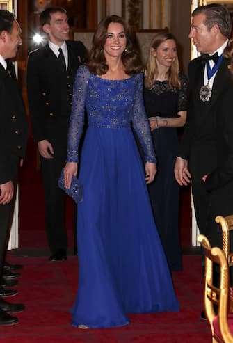 LONDON, ENGLAND - MARCH 09: Catherine, Duchess of Cambridge smiles as she hosts a Gala Dinner in celebration of the 25th anniversary of Place2Be at Buckingham Palace on March 09, 2020 in London, England. The Duchess is Patron of Place2Be, which provides emotional support at an early age and believes no child should face mental health difficulties alone. (Photo by Chris Jackson - WPA Pool/Getty Images)