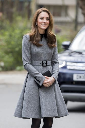 LONDON, ENGLAND - MARCH 19: The Duchess Of Cambridge visits The Foundling Museum on March 19, 2019 in London, England to understand how they use art to make a positive contribution to society by engaging with vulnerable and marginalised young people. (Photo by Tristan Fewings/Getty Images)