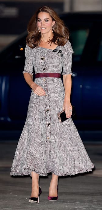 LONDON, UNITED KINGDOM - OCTOBER 10: (EMBARGOED FOR PUBLICATION IN UK NEWSPAPERS UNTIL 24 HOURS AFTER CREATE DATE AND TIME) Catherine, Duchess of Cambridge attends the opening of the V&A Photography Centre at the Victoria & Albert Museum on October 10, 2018 in London, England.  The Duchess of Cambridge became the Royal Patron of the V&A in March 2018 and this is her first visit in the role. (Photo by Max Mumby/Indigo/Getty Images)