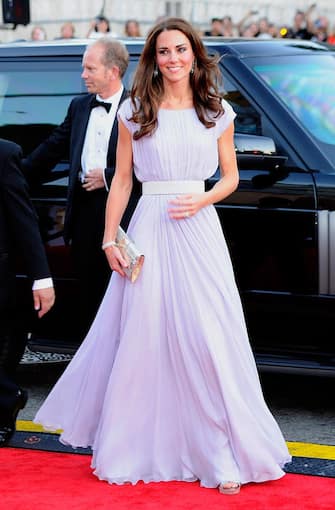 LOS ANGELES, CA - JULY 09:  Catherine, Duchess of Cambridge arrives at the BAFTA Brits To Watch event held at the Belasco Theatre on July 9, 2011 in Los Angeles, California.  (Photo by Kevork Djansezian/Getty Images)