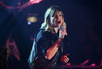 MILAN, ITALY - DECEMBER 11: Emma performs at RadioItaliaLive Tv Show on December 11, 2013 in Milan, Italy. (Photo by Stefania D'Alessandro/Getty Images)