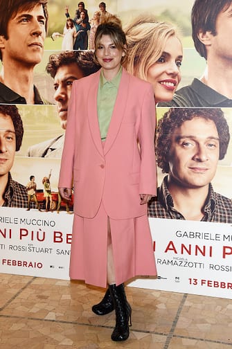 MILAN, ITALY - FEBRUARY 10:  Emma Marrone attends the photocall of the movie "Gli Anni PiÃ¹ Belli" on February 10, 2020 in Milan, Italy. (Photo by Stefania D'Alessandro/Getty Images)