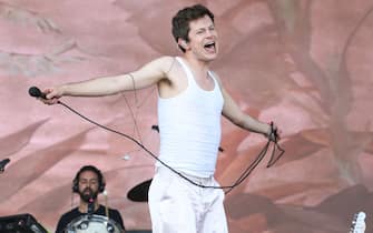 BOSTON, MA - MAY 25:  Perfume Genius performs onstage during Day 1 of 2018 Boston Calling Music Festival at Harvard Athletic Complex on May 25, 2018 in Boston, Massachusetts.  (Photo by Taylor Hill/Getty Images for Boston Calling)
