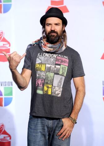 LAS VEGAS, NV - NOVEMBER 10:  Musician Pau Dones arrives at the 12th Annual Latin GRAMMY Awards held at the Mandalay Bay Resort & Casino on November 10, 2011 in Las Vegas, Nevada.  (Photo by Denise Truscello/WireImage)