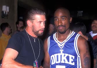 77192098 1996 file photo of Stephen Baldwin & Tupac Shakur (Photo by Barry King/WireImage)