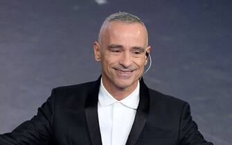 1128538070 SANREMO, ITALY - FEBRUARY 09: Eros Ramazzotti on stage during the closing night of the 69th Sanremo Music Festival at Teatro Ariston on February 09, 2019 in Sanremo, Italy. (Photo by Daniele Venturelli/Daniele Venturelli/WireImage)