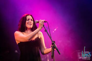 Sara Zaccarelli (vocals).Sara Zaccarelli Nu Band @ Sierre Blues Festival, Sierre, Switzerland, 05.07.2018.(c) Christophe Losberger