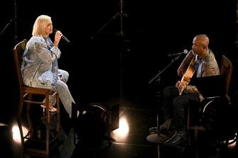 LOS ANGELES, CALIFORNIA - NOVEMBER 22: (L-R) In this image released on November 22, Katy Perry and Darius Rucker perform onstage for the 2020 American Music Awards at Microsoft Theater on November 22, 2020 in Los Angeles, California. (Photo by Kevin Winter/AMA2020/Getty Images for dcp)