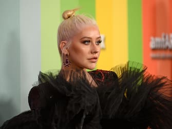 US singer-songwriter Christina Aguilera arrives for the 2019 amfAR Gala Los Angeles at Milk Studios on October 10, 2019 in Los Angeles. (Photo by Nick Agro / AFP) (Photo by NICK AGRO/AFP via Getty Images)