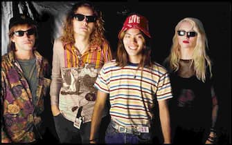 Rock Werchter Festival - Werchter - Belgium - 05/07/1992
Smashing Pumpkins, Billy Corgan; James Iha; D'Arcy; Jimmy Chamberlin
Photo gie Knaeps
