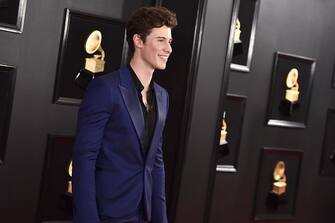 LOS ANGELES, CA - FEBRUARY 10:  Shawn Mendes attends the 61st Annual GRAMMY Awards at Staples Center on February 10, 2019 in Los Angeles, California.  (Photo by John Shearer/Getty Images for The Recording Academy)