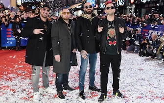 1127394057 SANREMO, ITALY - FEBRUARY 04: BoomDaBash
walks the red carpet of the 69. Sanremo Music Festival Preview at Teatro Ariston on February 04, 2019 in Sanremo, Italy. (Photo by Daniele Venturelli/Daniele Venturelli/Getty Images)