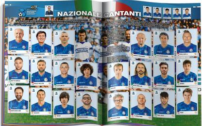 Album calciatori Panini, ecco la Nazionale cantanti