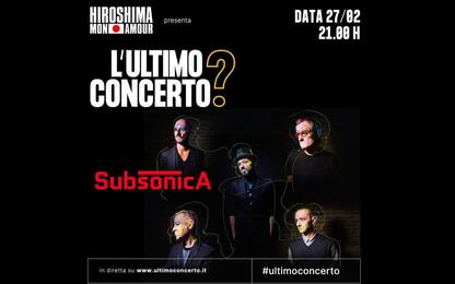 #ultimoconcerto, Subsonica & co. a favore della musica in crisi