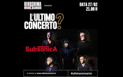 #ultimoconcerto, Subsonica & co. a favore della musica in crisi