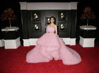 LOS ANGELES - MARCH 14: Jhene Aiko  at THE 63rd ANNUAL GRAMMY® AWARDS, broadcast live from the STAPLES Center in Los Angeles, Sunday, March 14, 2021 (8:00-11:30 PM, live ET/5:00-8:30 PM, live PT) on the CBS Television Network and Paramount+. (Photo by Francis Specker/CBS via Getty Images)