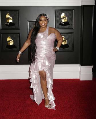 LOS ANGELES - MARCH 14: Lizzo at THE 63rd ANNUAL GRAMMYÂ® AWARDS, broadcast live from the STAPLES Center in Los Angeles, Sunday, March 14, 2021 (8:00-11:30 PM, live ET/5:00-8:30 PM, live PT) on the CBS Television Network and Paramount+. (Photo by Francis Specker/CBS via Getty Images)
