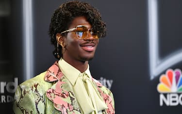 HOLLYWOOD, CALIFORNIA - OCTOBER 14: In this image released on October 14, Lil Nas X poses backstage at the 2020 Billboard Music Awards, broadcast on October 14, 2020 at the Dolby Theatre in Los Angeles, CA.  (Photo by Amy Sussman/BBMA2020/Getty Images for dcp )