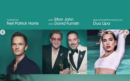 Oscar 2021, Dua Lipa ed Elton John al pre-show in streaming