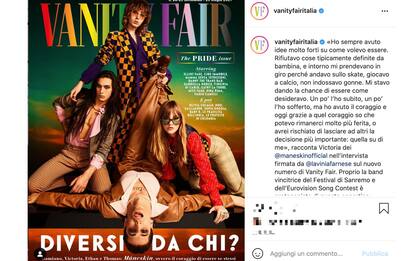 Vanity Fair, i Maneskin in copertina celebrano la diversità