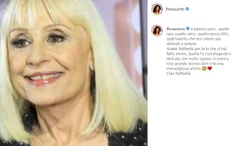 Flora Canto cordoglio social per Raffaella Carrà