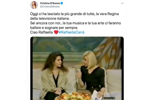 Addio a Raffaella Carrà, da Vasco a Cuccarini: il ricordo sui social. FOTO