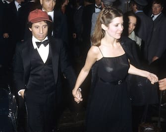 Carrie Fisher and Paul Simon (Photo by Tom Wargacki/WireImage)